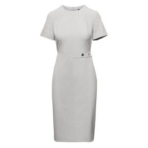 Banana Republic Gray Midi Dress